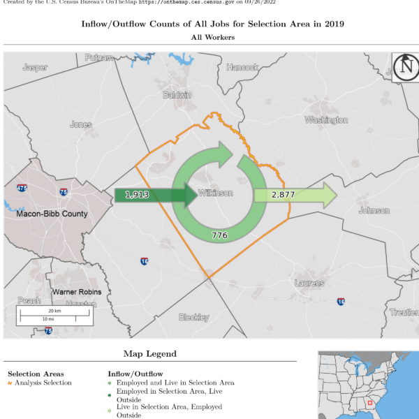 Maps Wilkinson County Business Development DAWC