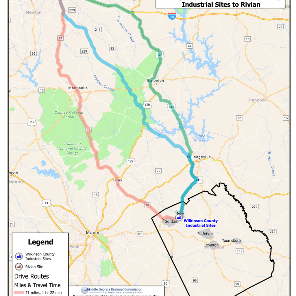 Maps Wilkinson County Business Development DAWC