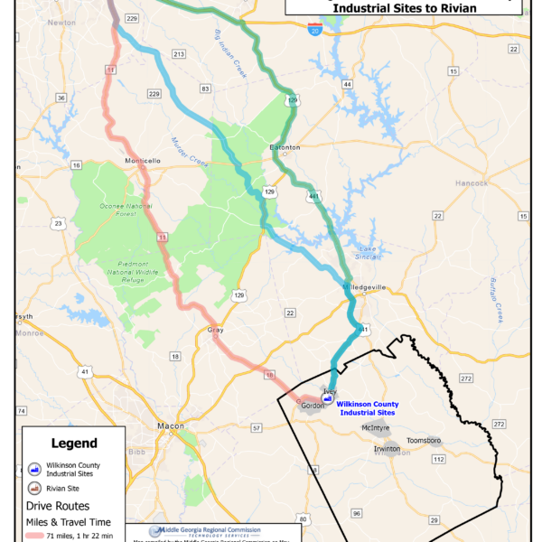 Maps Wilkinson County Business Development DAWC